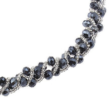 Load image into Gallery viewer, Copy of Women's Crystal Beaded Necklace Earrings Set | Chunky Statement manmade Crystal Beaded Jewellery Set For Women Girls