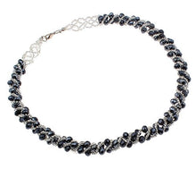 Load image into Gallery viewer, Copy of Women's Crystal Beaded Necklace Earrings Set | Chunky Statement manmade Crystal Beaded Jewellery Set For Women Girls