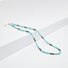 Load image into Gallery viewer, Handmade Womens Girls Beaded Necklace Choker | 4mm Natural Gemstones Healing Crystal Beaded Jewellery Choker For Women and Girls