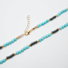 Load image into Gallery viewer, Handmade Womens Girls Beaded Necklace Choker | 4mm Natural Gemstones Healing Crystal Beaded Jewellery Choker For Women and Girls