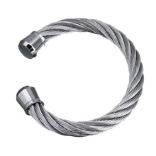 Load image into Gallery viewer, stainless steel torque bangle for men
