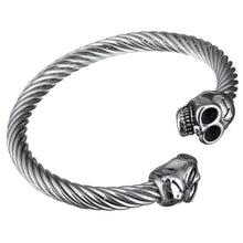 Load image into Gallery viewer, skull bangle