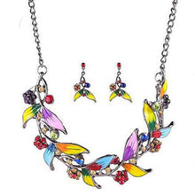 Load image into Gallery viewer, Beautiful Womens Costume Jewellery Necklace and Earrings Set