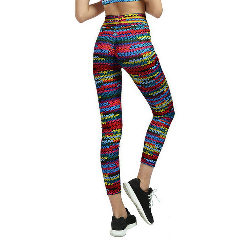 Multi Coloured Yoga Sport Legging VN Trends
