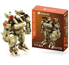 Load image into Gallery viewer, MyBuild Mecha Frame Titan 6012 Sci-Fi 6 Inch Mecha Kit Construction Blocks Building Bricks Set
