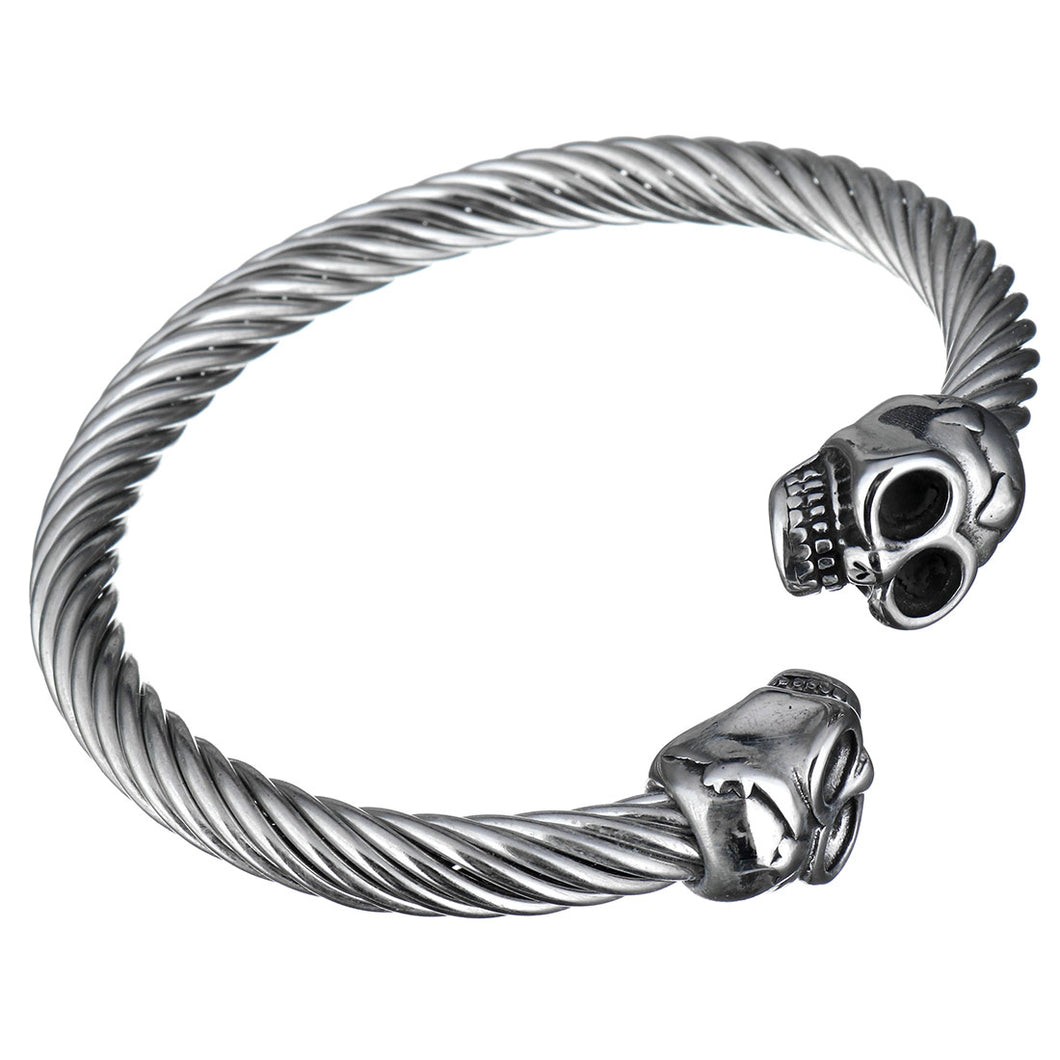 skull bangle