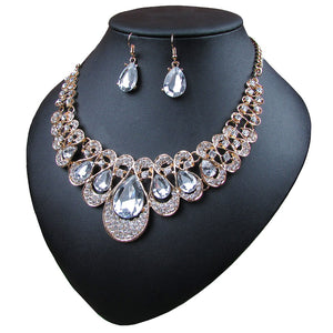women necklace and earrings set