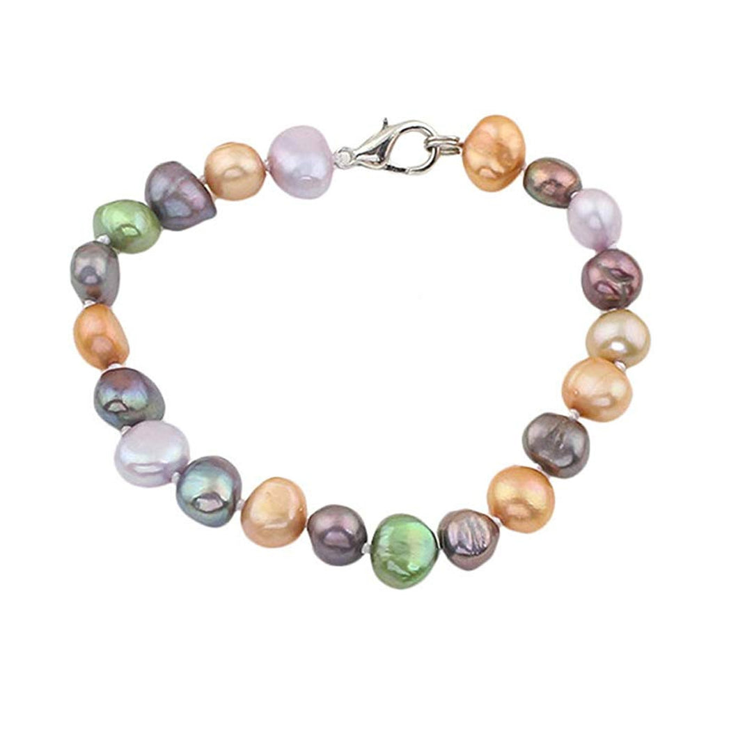 Multi-Colour Pearl Bracelet
