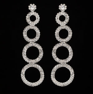 Sparkle Dangle Drop Crystal Earrings